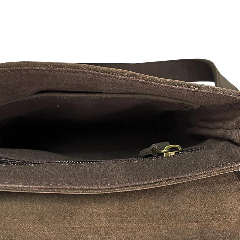 Sac à Bandoulière en Cuir de Vache pour Homme, Petit et Simple, Décontracté, Nouvelle Collection