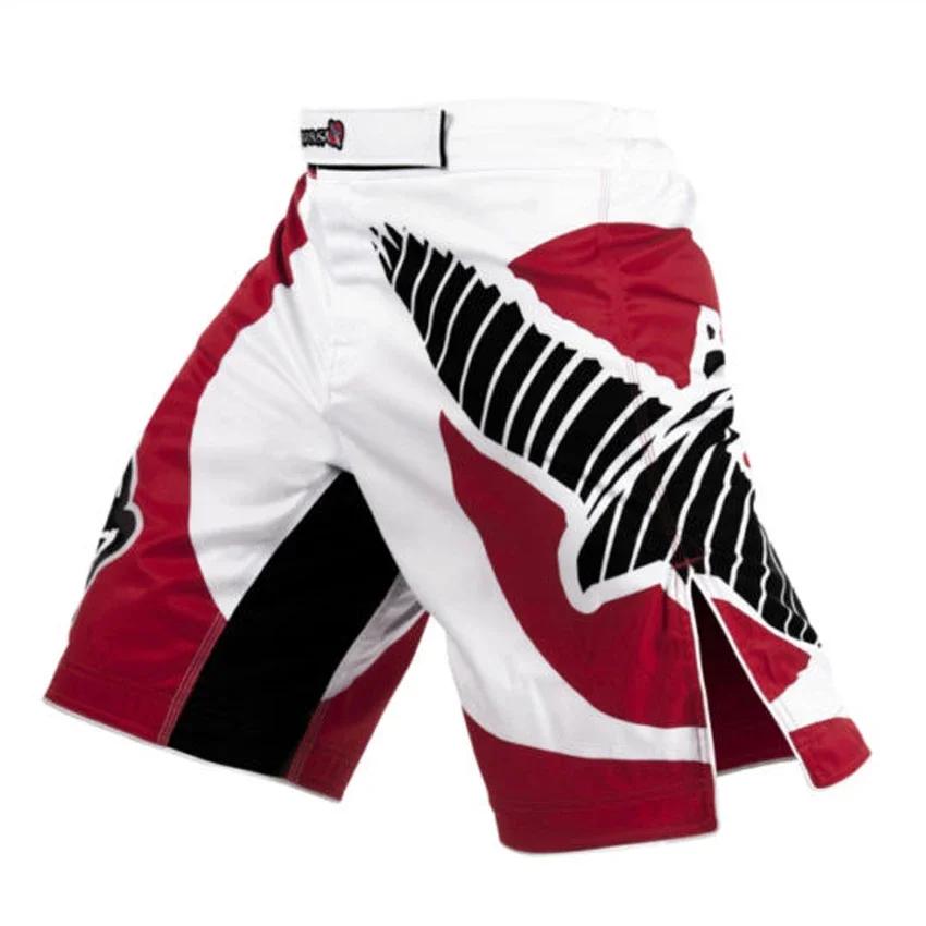 MMA noir dragon aigle sous-titres sport respirant boxe entraînement mma court kickboxing bixong shor