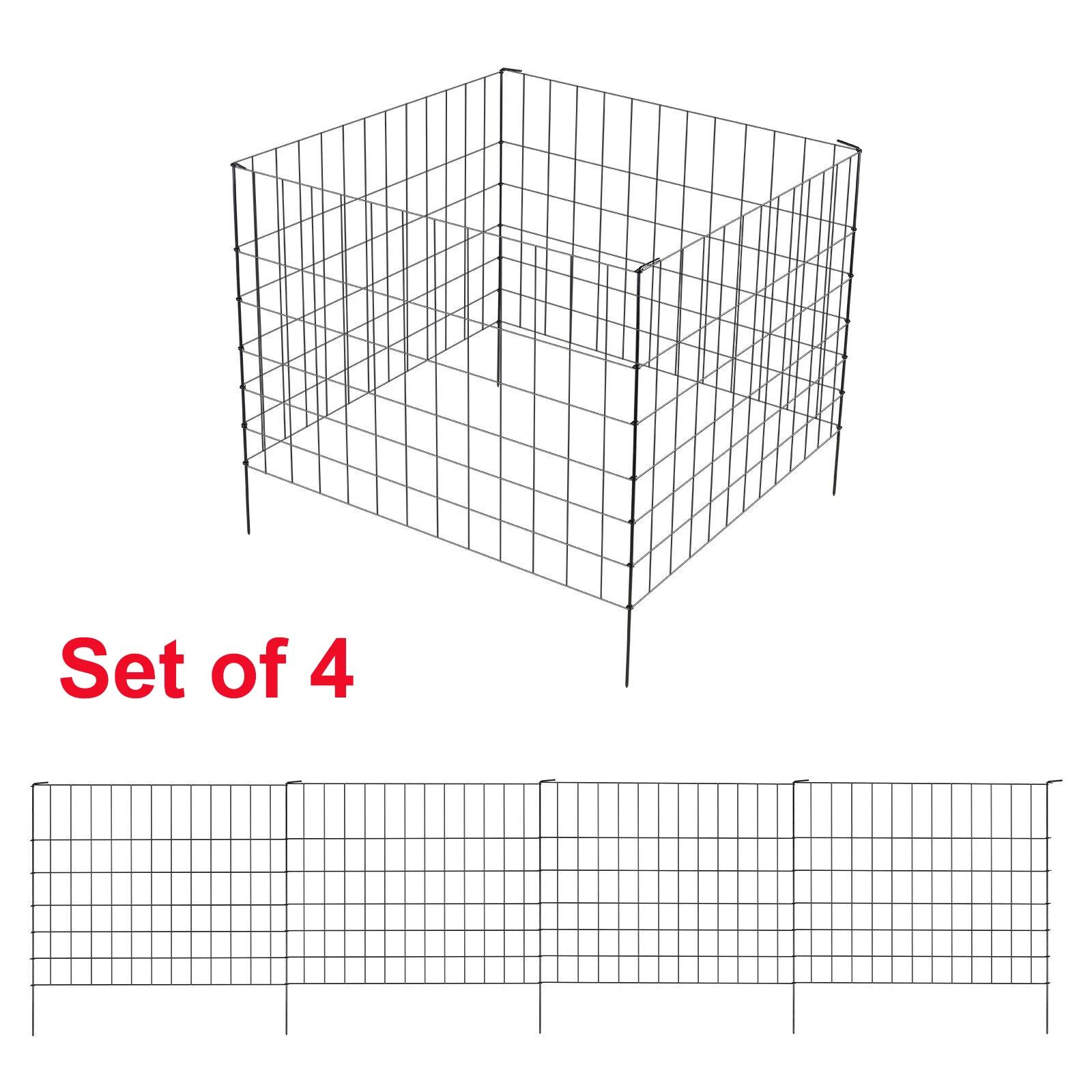 Panneaux métalliques antirouille pour la décoration de jardin, barrière pour animaux, clôture de jar
