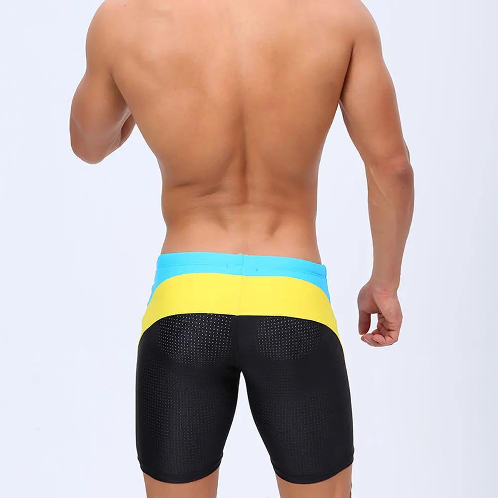 Boxer de bain homme sexy en maille respirante - Maillot de bain sportif pour surf et plage