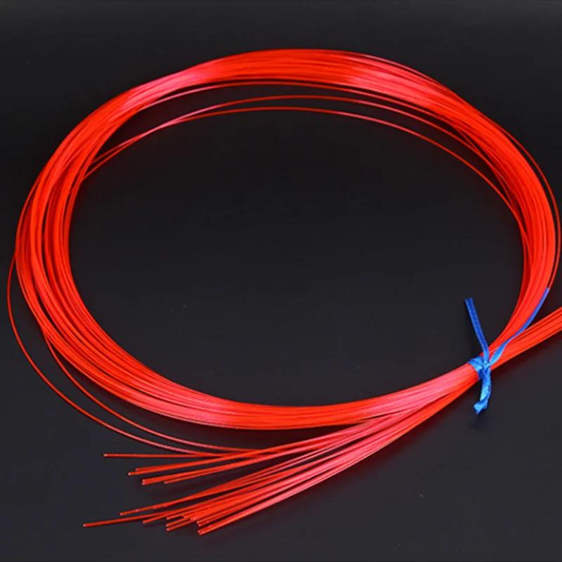 Fibre de visée d'arc à poulies Slingshot, fibre optique, accessoire de visée d'arc à broche, rouge e