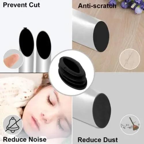 Embouts de chaise ovales, 50/100 pièces, bouchon de tube, coussinets ovales pour meubles, capuchon d