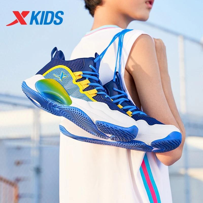 Xtep – chaussures de basket-ball pour adolescents, baskets confortables unisexes, antidérapantes, ré