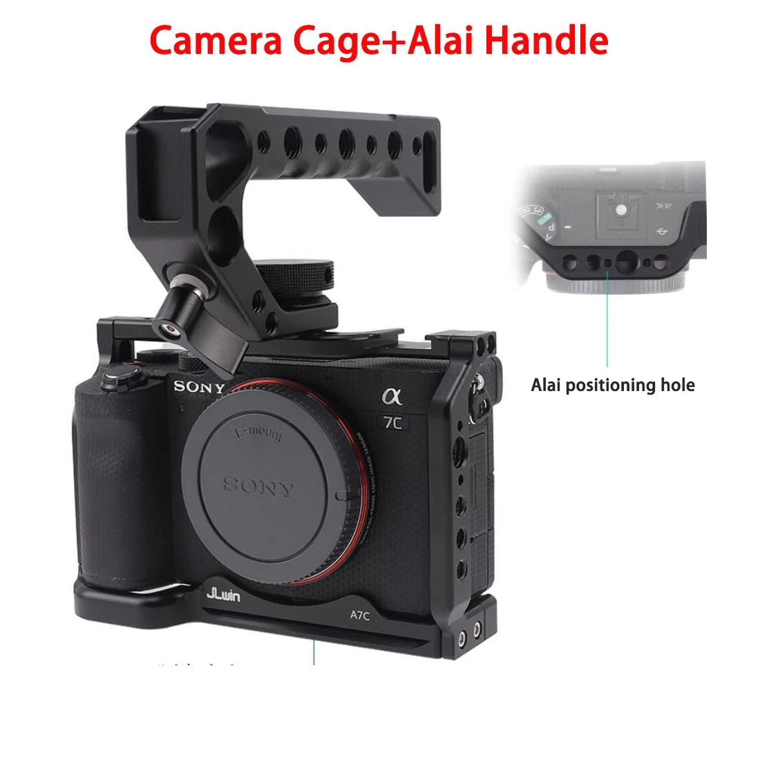 JLwin kit de Cage de caméra extension de protection du corps cage complète adapté pour Sony A7C Cage