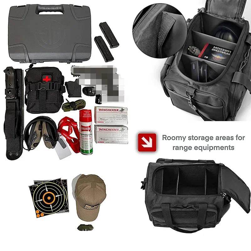 Sac de rangement en nylon pour armes à feu, système Molle, accessoire de chasse en plein air, étui à