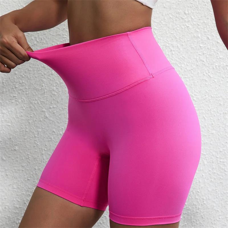 Legging moulant en nylon et spandex pour femme, vêtement de sport, de cyclisme, de gym, d'athlétisme