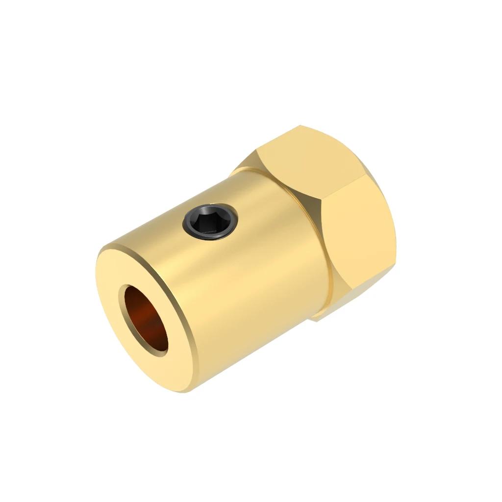 Connecteur de pneu hexagonal D12L18 12mm, couplage en laiton pour adaptateur hexagonal de broche 2/3