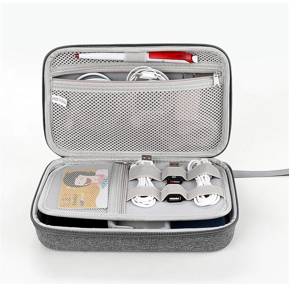 Organisateur d'accessoires électroniques de voyage de grande capacité, sac de rangement Portable pou