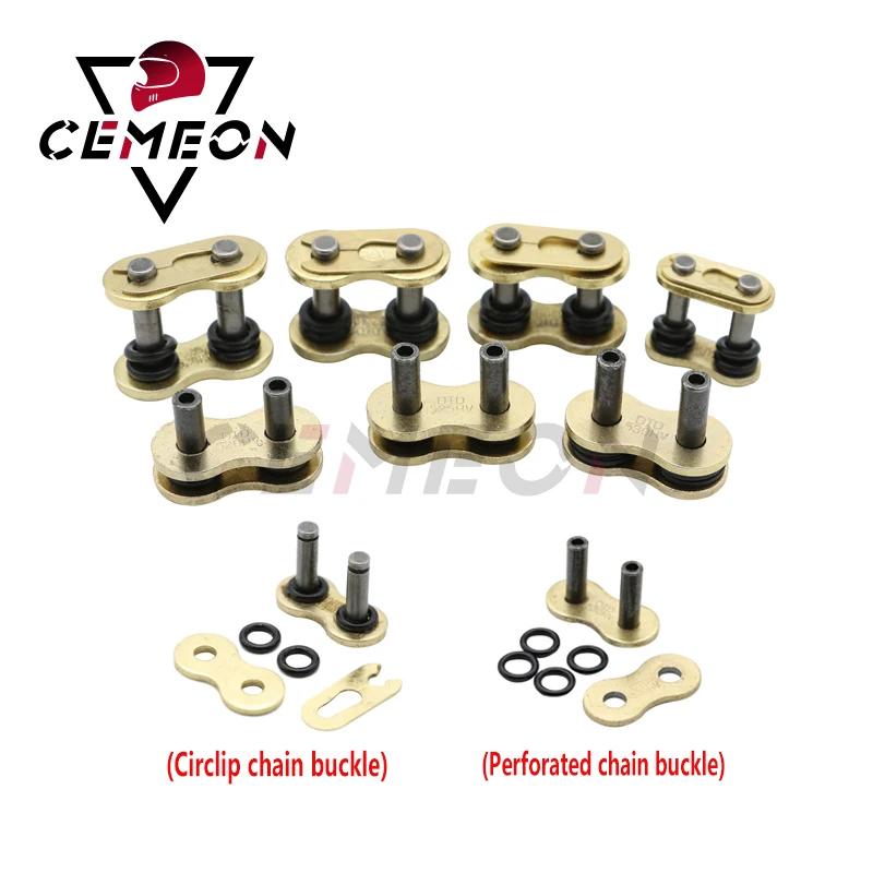 Boucle de chaîne pour moto Honda Yamaha Kawasaki Suzuk, Type 428/520/525/530 O, joint d'huile épais,