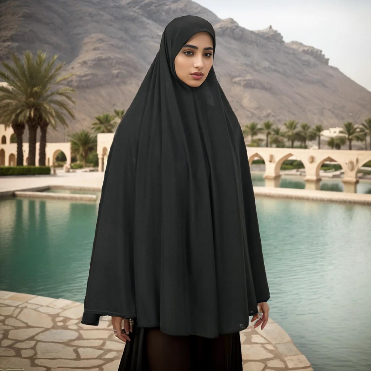 Abayas pour femmes musulmanes, couverture complète, Hijab intérieur en coton de qualité supérieure,