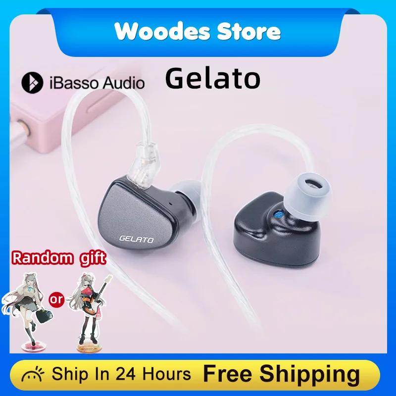 IBasso Jr. Gelato HiFi filaire écouteurs dans l'oreille musique casque haute qualité Sport casque pe