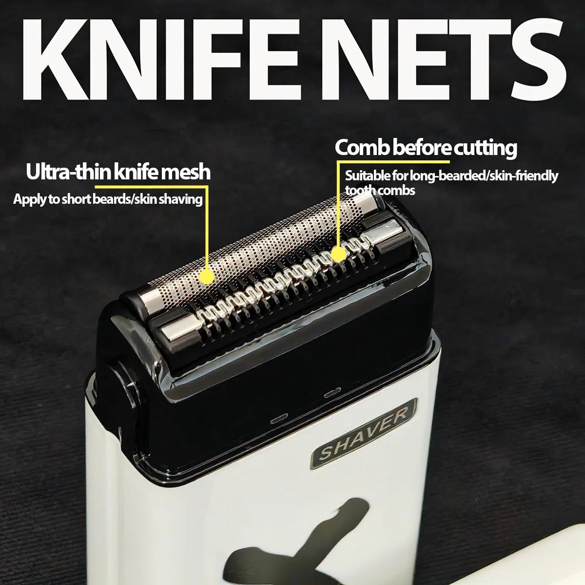 Rasoir électrique professionnel BRDCLIP Tondeuse à barbe FK-701 Mini tondeuse à cheveux masculins Ma