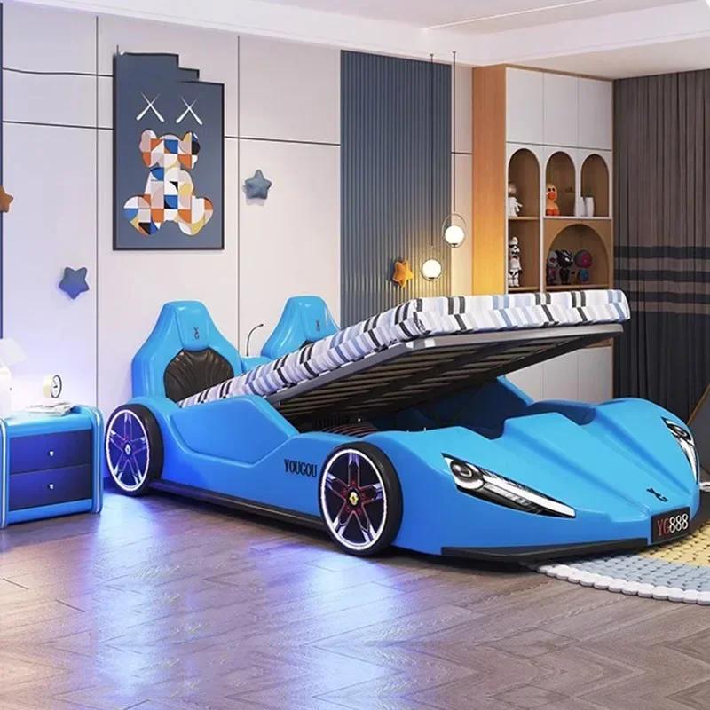 # Offres spéciales haut de gamme chambre sommiers enfants cadres de luxe noir King Size garçons vo