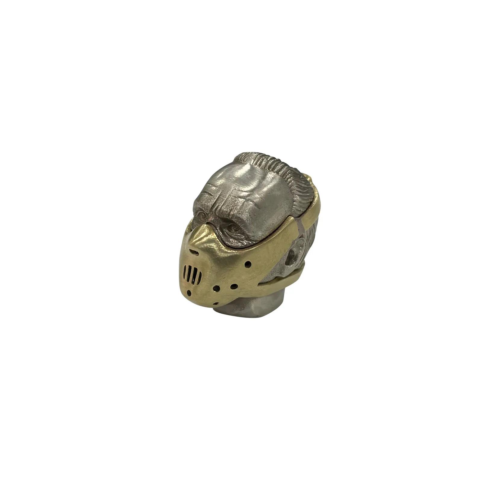 Lanière tissée de perles de couteau de figurines de Hannib en laiton, porte-clés de bricolage, pende