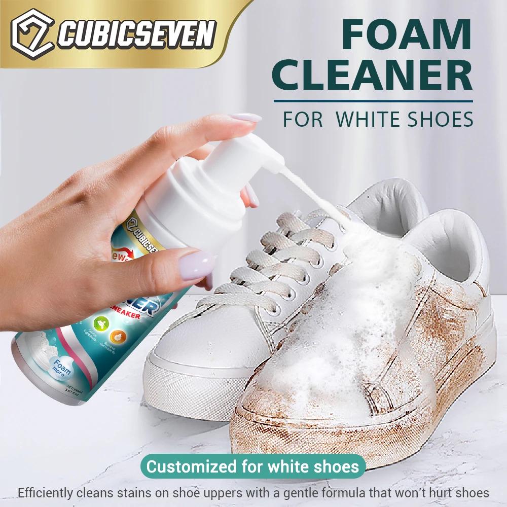Cubicseven 150ml blanchissant pour chaussures blanchissant rafraîchissant polissage blanc chaussures