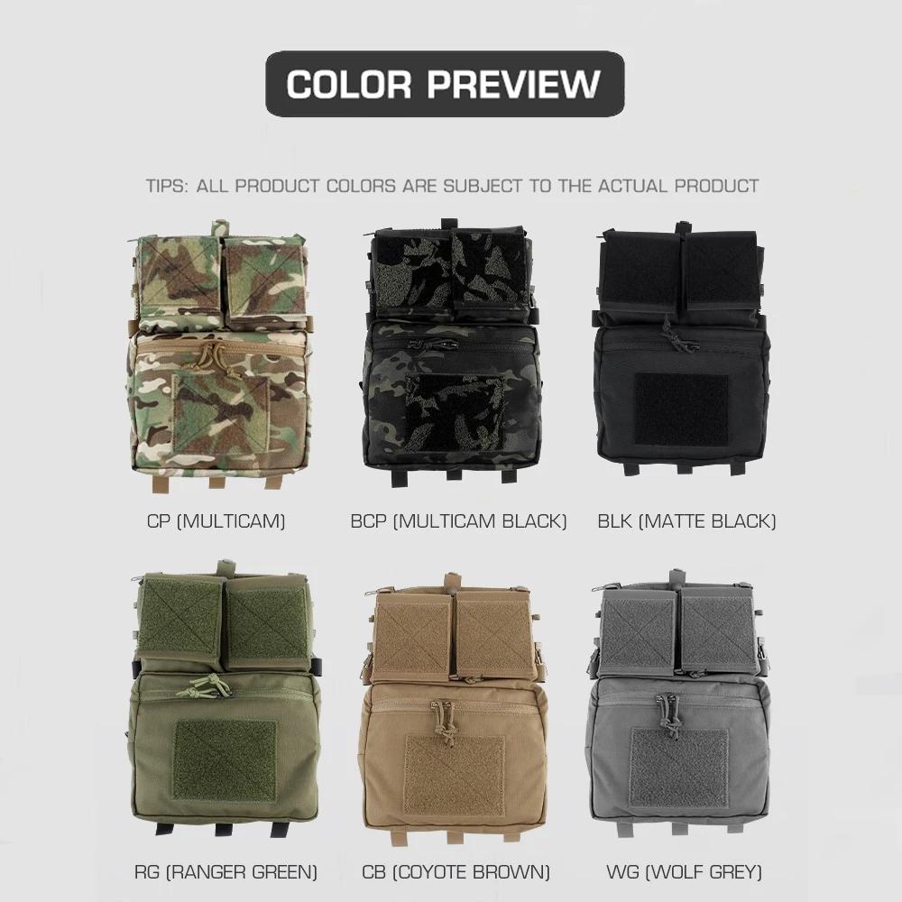 LV119 gilet tactique plaque transporteur sac à dos d'assaut panneau arrière noyau pour Mag/carte/sto