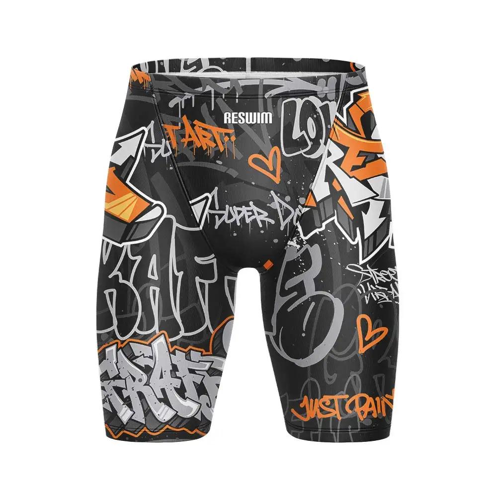 Maillot de bain athlétique homme motif dessin animé - Short natation durable entraînement surf plongée été