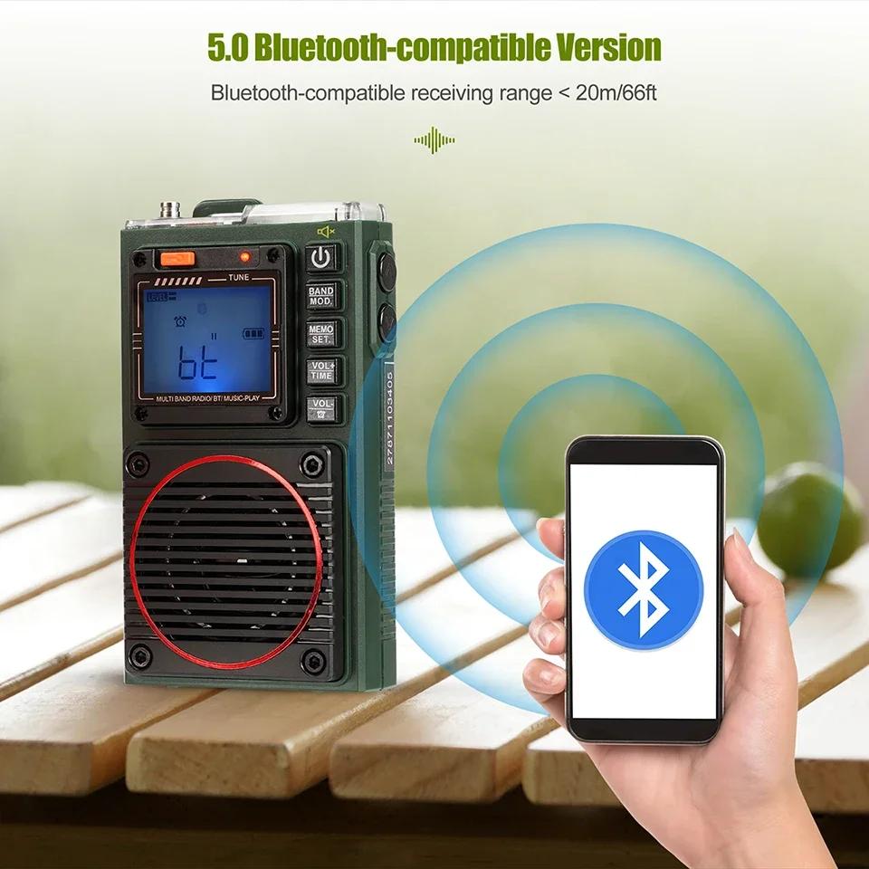 Retekess-Radio FM portable à ondes courtes, radio AM FM, mini radio amateur, radio AmPueband d'urgen