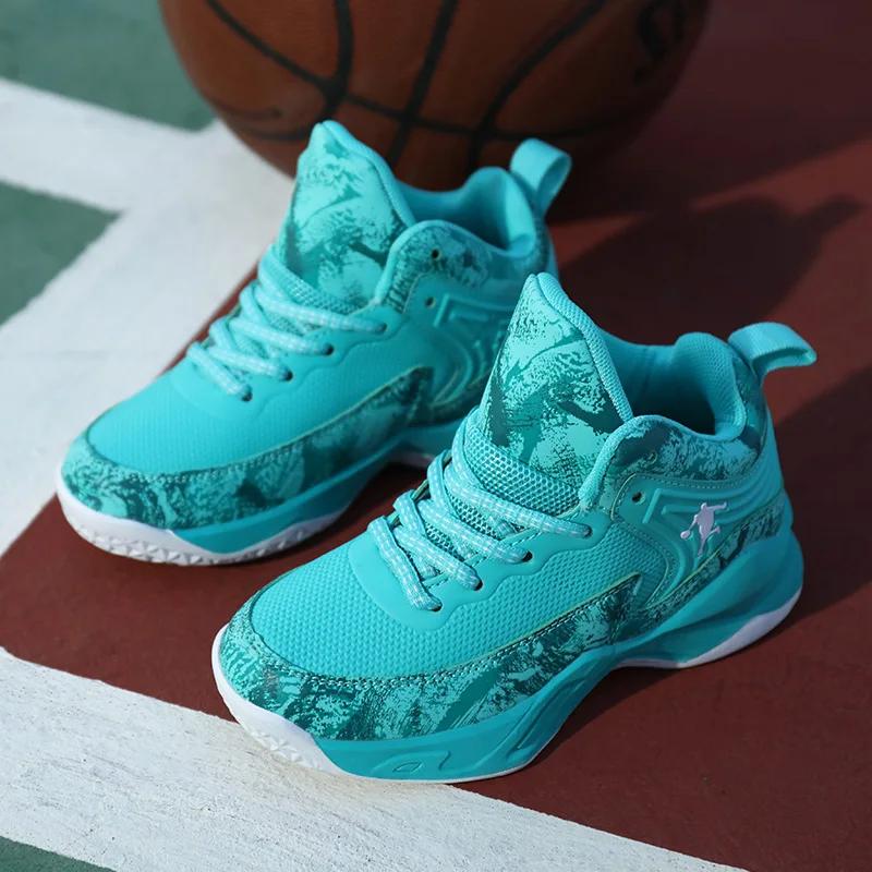 2025 chaussures de Basket-ball pour enfants baskets nouveaux garçons marque semelle épaisse antidéra