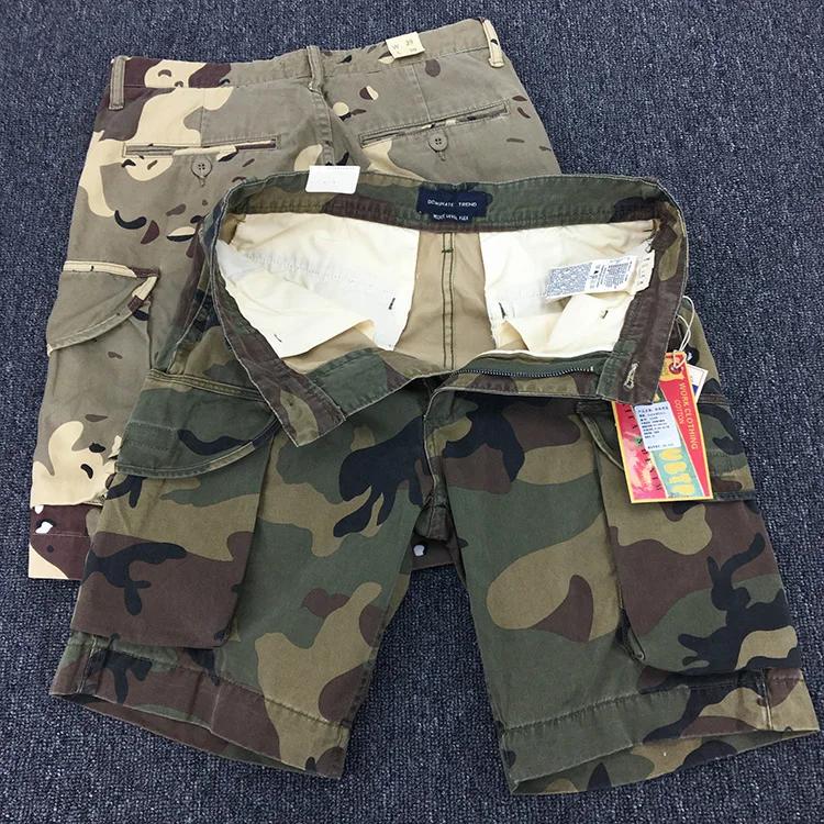 Short Cargo de style rétro américain pour hommes, nouveau short de Camouflage lourd, en pur coton la