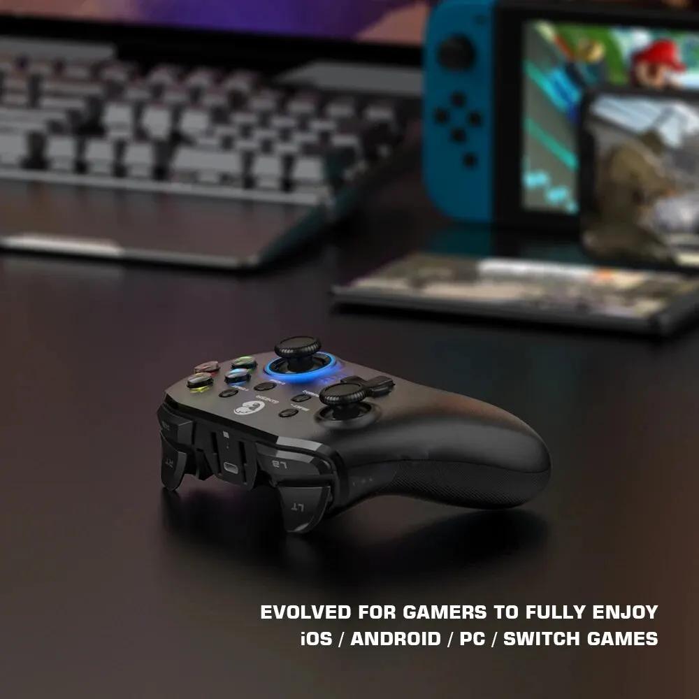 Manette de jeu Bluetooth sans fil pour Nintendo Switch, contrôleur de jeu, Apple Arcade, jeux MFi, t