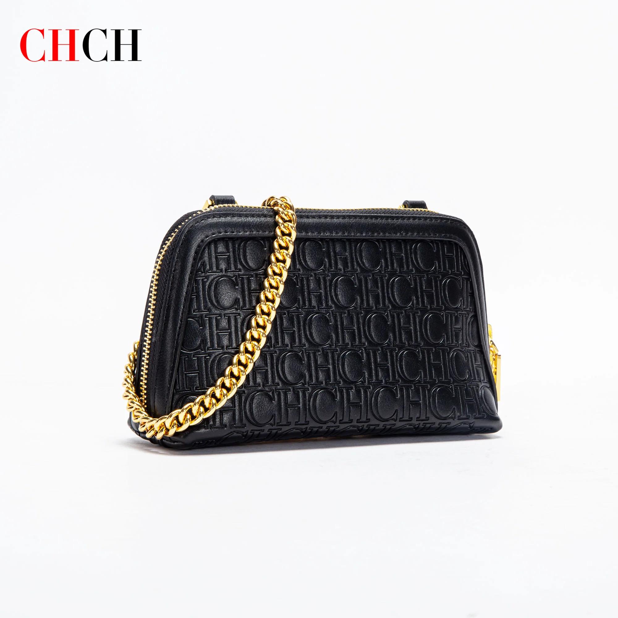 CHCH sac à bandoulière pour femme nouveau Mini sac à coque sac à chaîne en métal Simple