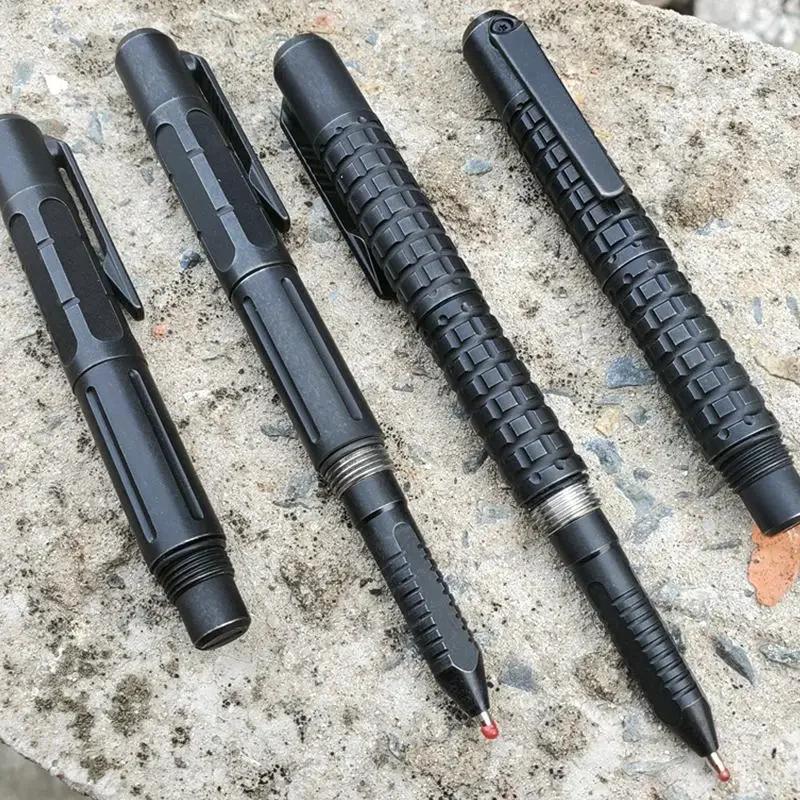 Stylo Tactique EDC Titane - Outil Multifonction Portable Écriture Professionnelle Extérieur