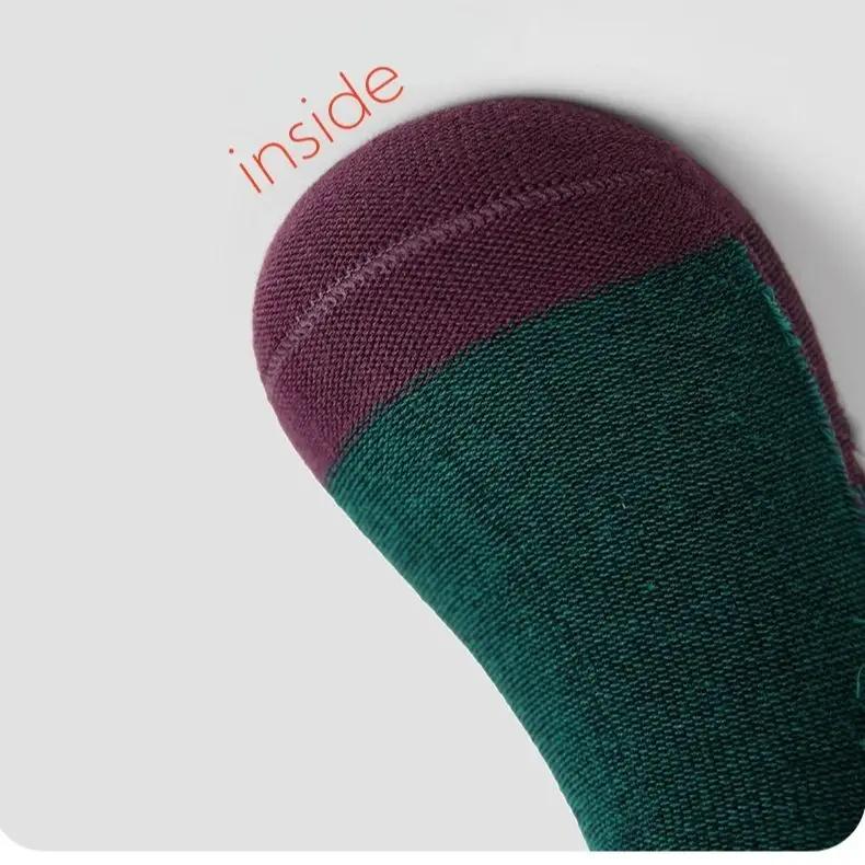 Chaussettes de dehors à Rayures en Coton pour Enfant, Garçon et Fille, 4 Paires, 3-12T, Nouvelle Col