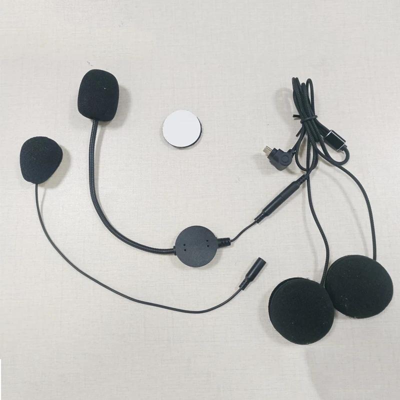 Accessoires de haut-parleur pour écouteurs de Type C, double Microphone pour Teleheer V6 plus T6 XIN