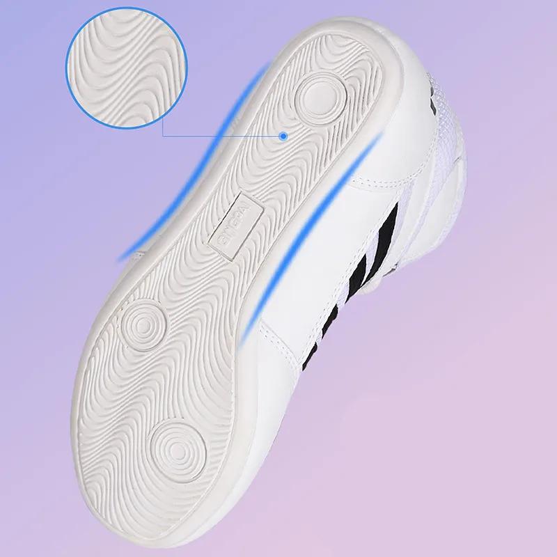 Chaussures de lutte professionnelles chaussures de boxe hommes femmes chaussures d'entraînement fond