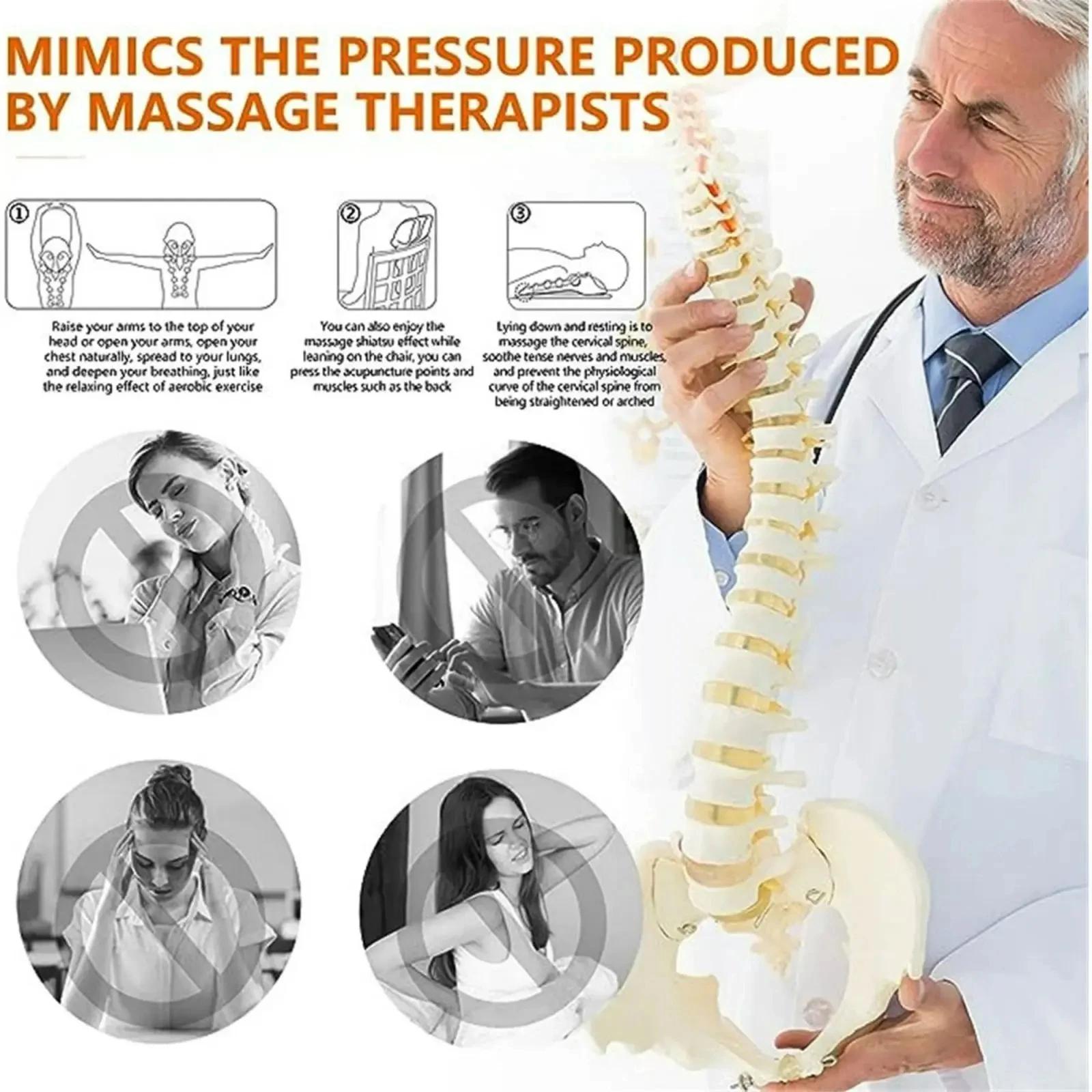 Dispositif de Traction cervicale, civière de cou, masseur pour civière de cou et d'épaule, outil de