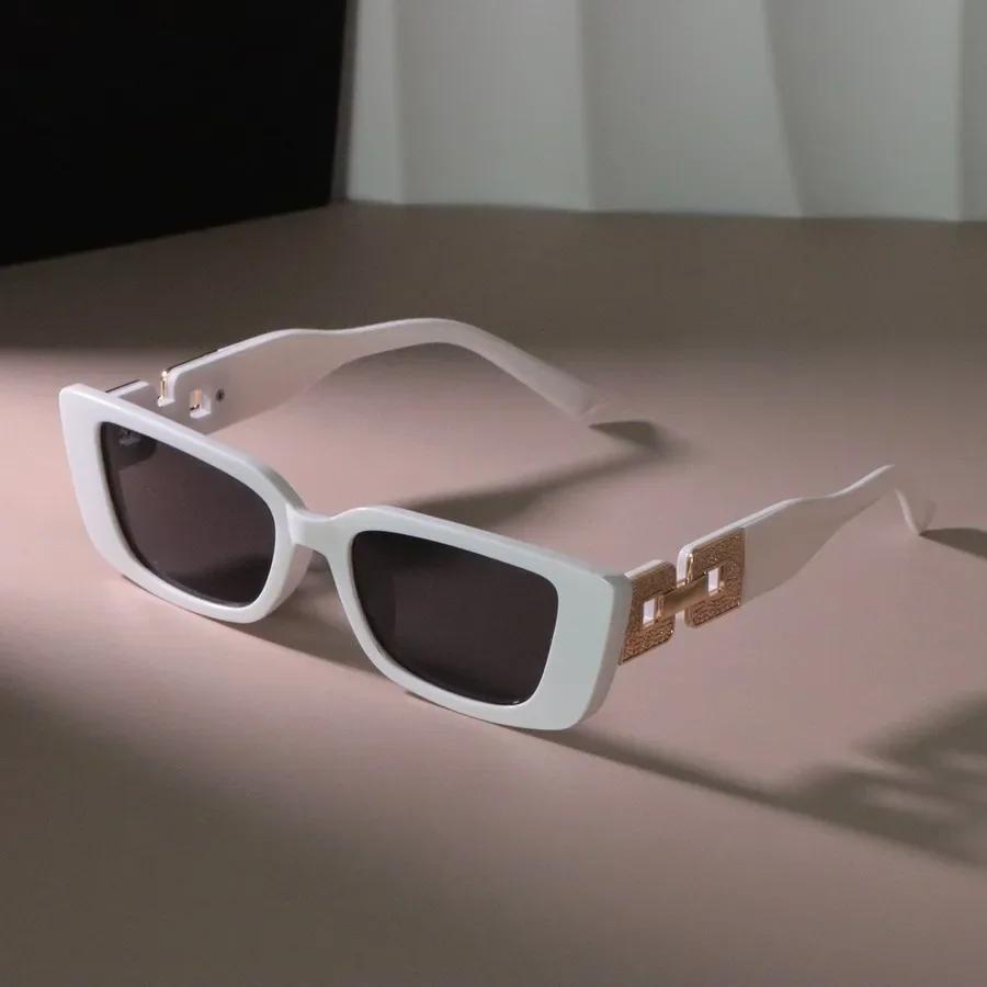 Lunettes de soleil carrées classiques pour hommes et femmes, lunettes de soleil miroir à petit cadre