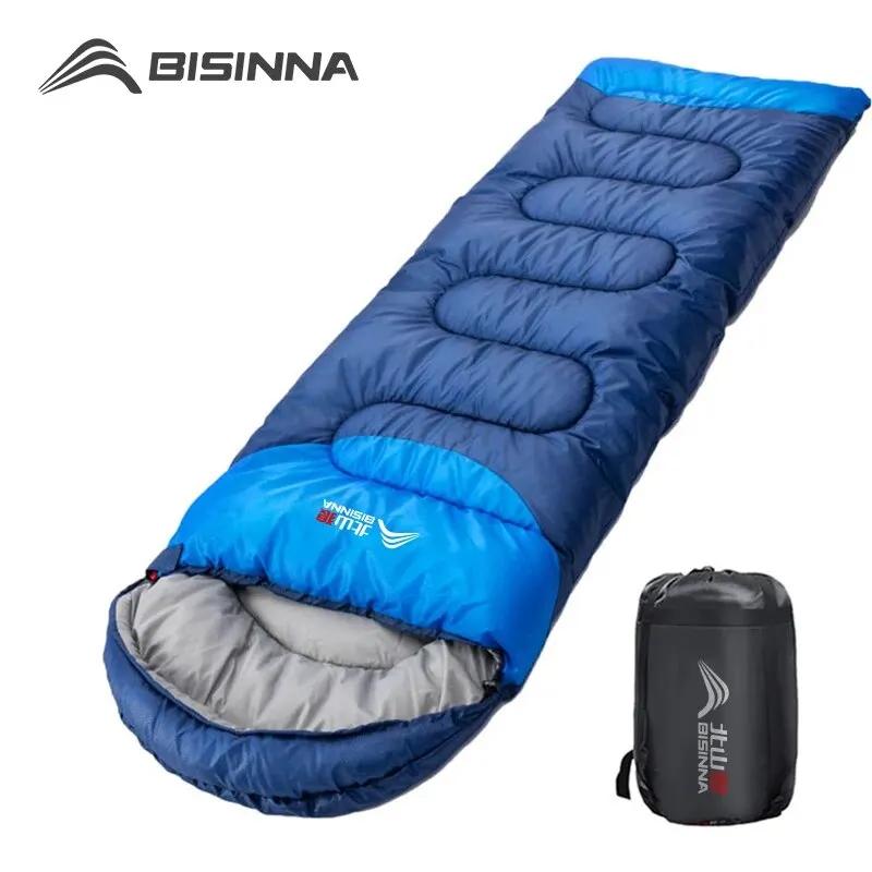 BISINNA Camping sac de couchage ultraléger imperméable hiver enveloppe chaude sac à dos sacs de couc