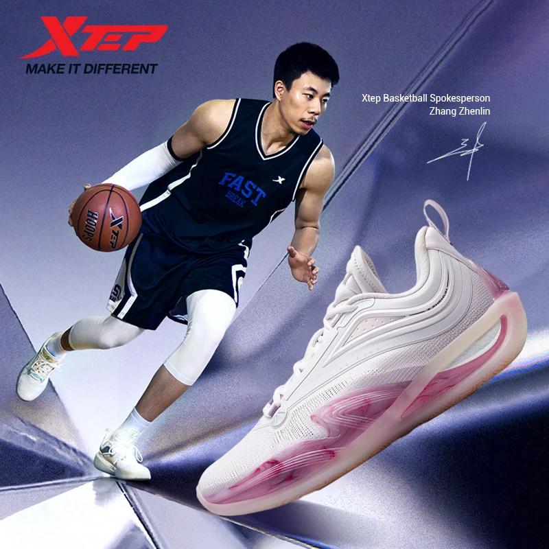 Xtep Zhang Zhenlin 1.0 chaussures de basket-ball pour hommes hiver amorti chaussures de sport Combat