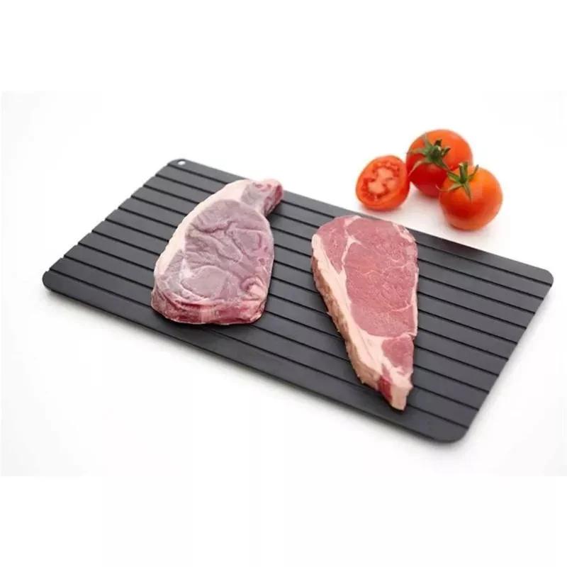 Plateau de dégivrage rapide, 1 pièce, pour aliments surgelés, viande, fruits, plaque de dégivrage ra