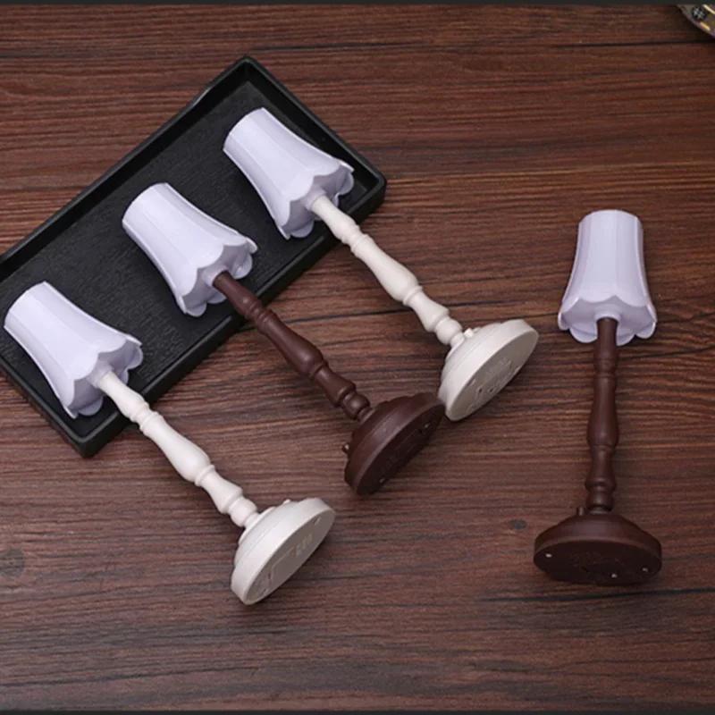 Lampe de bureau LED blanche, échelle 1/6, modèle de meubles pour jouets chauds, accessoire de maison