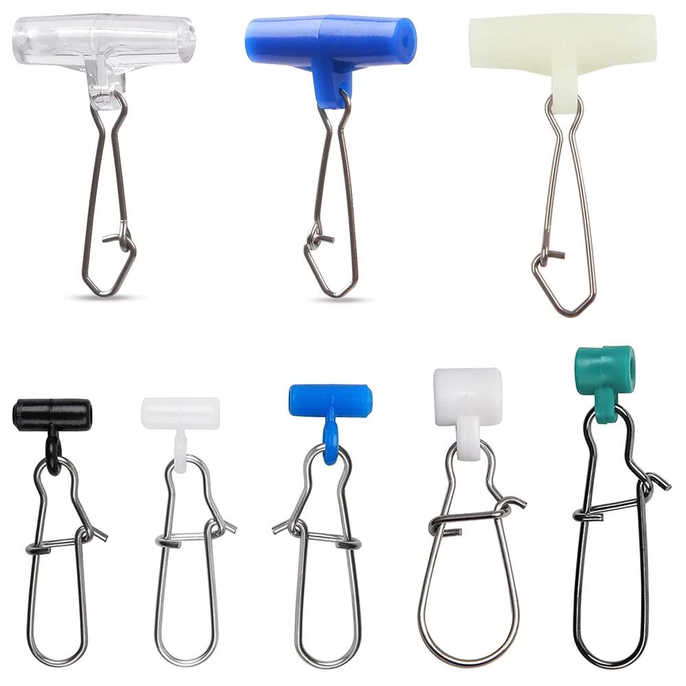 Glissières de plomb de ligne de pêche, 16 pièces, curseur de plomb robuste pivotant avec serrure Duo