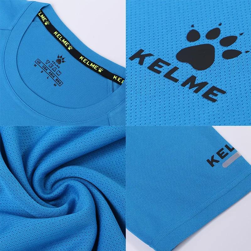 KELcloser-T-shirt de football à séchage rapide pour homme, basket-ball, course à pied, entraînement,