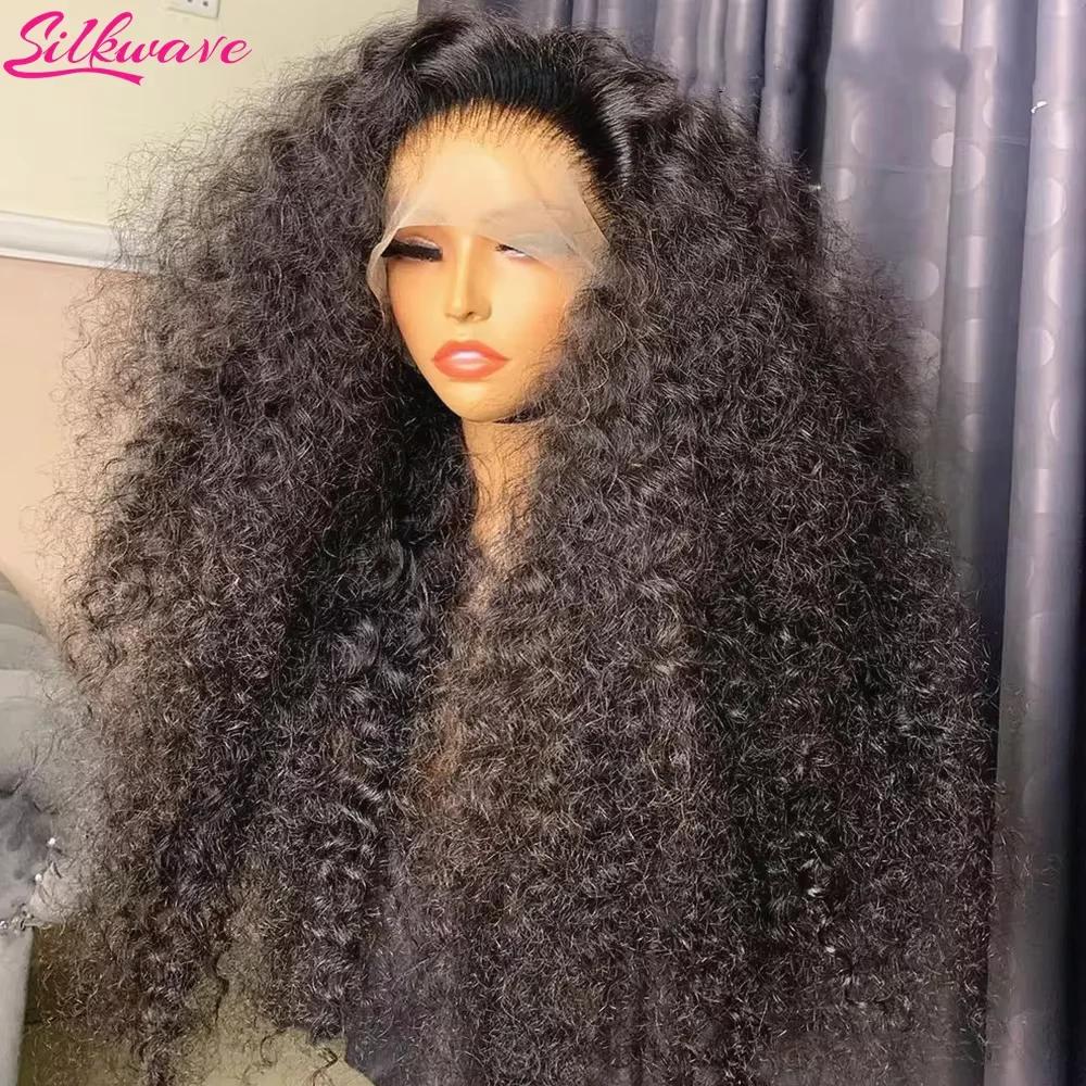 Perruque frontale en dentelle HD 13x6, cheveux humains bouclés Deep Wave, densité 250, pré-épilée, W