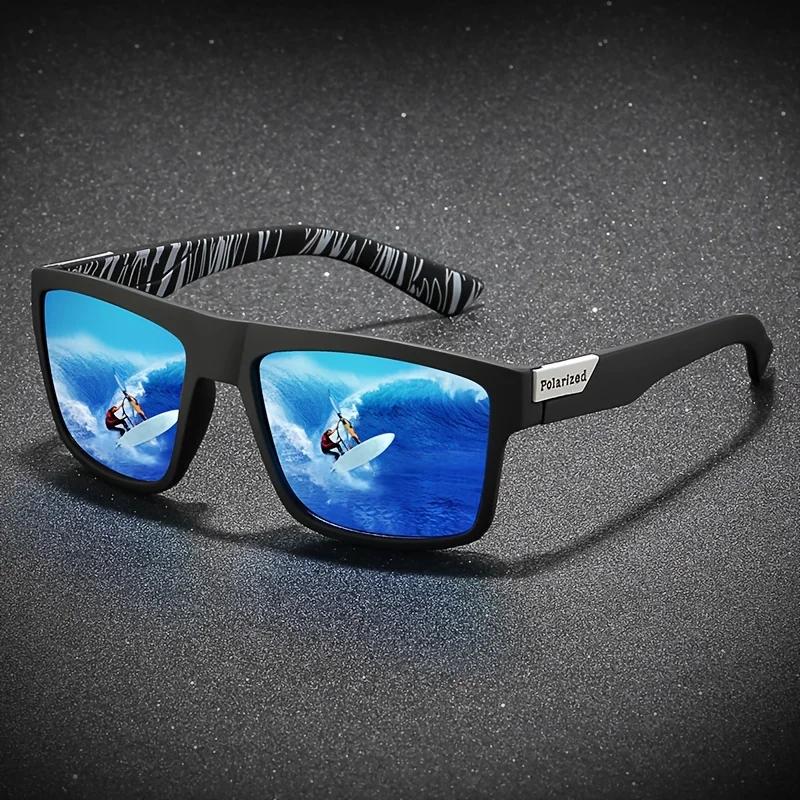 Lunettes de soleil polarisées carrées Vintage pour hommes et femmes, pour la conduite, la pêche, mar