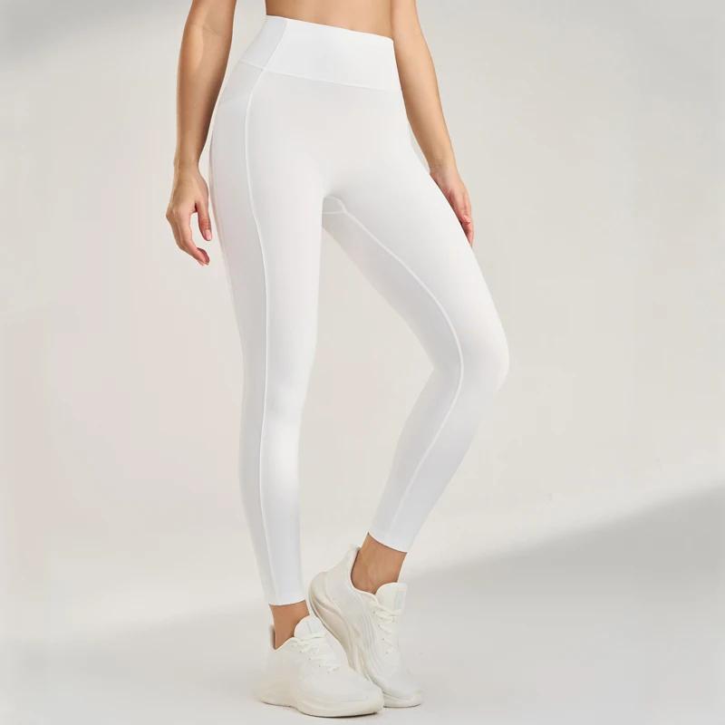 Pantalon de yoga taille haute pour femme, leggings commandés, pantalon de survêtement, pantalon long