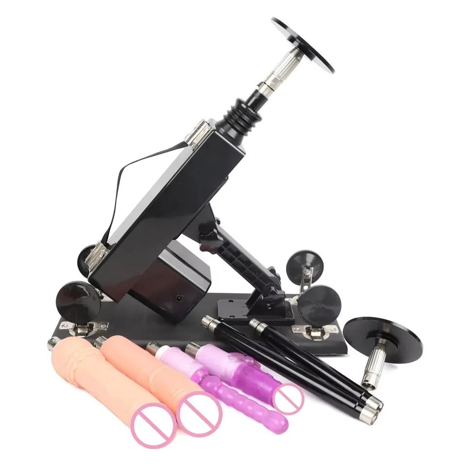 DORCH-Machine Sexuelle pour Femme, Pistolet à Pompage existent, 3XLR, Adultes avec Gode, Jouets Sexu
