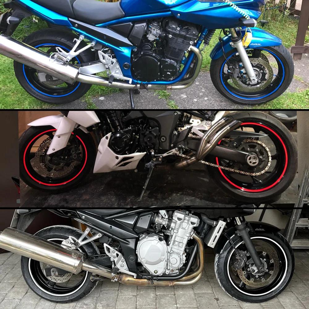 Bandes autocollantes pour roues de moto, autocollants réfléchissants pour jante, bandes de Protectio