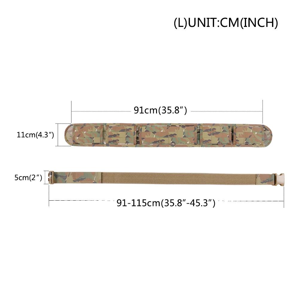 Ceinture tactique de chasse EXCELLENT ELITE SPANKER pour hommes, ceinture épaisse avec rembourrage,