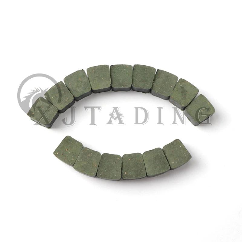 Plaquettes d'embrayage de moteur de haute qualité, forme carrée verte de remplacement adaptées au ta