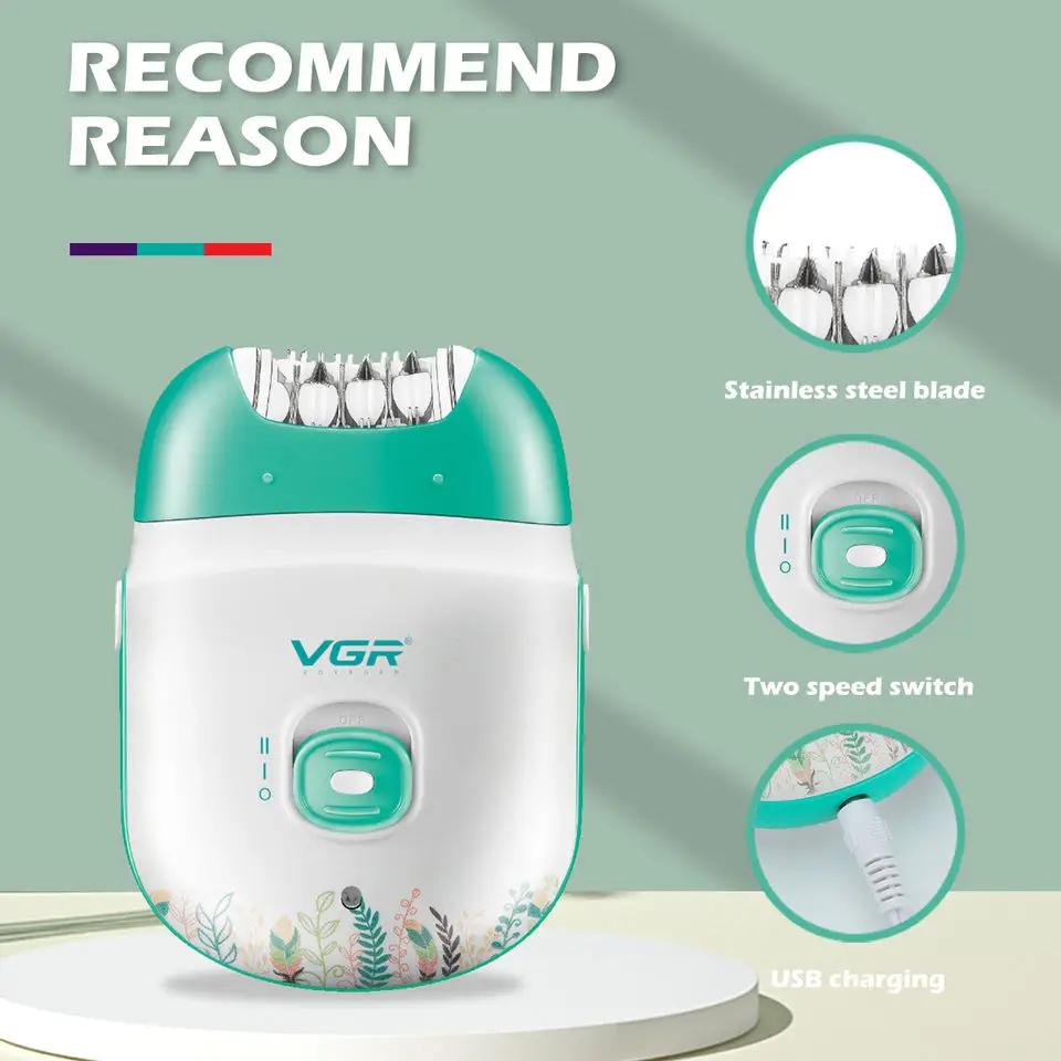 Original VGR Rechargeable femmes épilateur électrique femme épilateur pour visage Machine d'épilatio