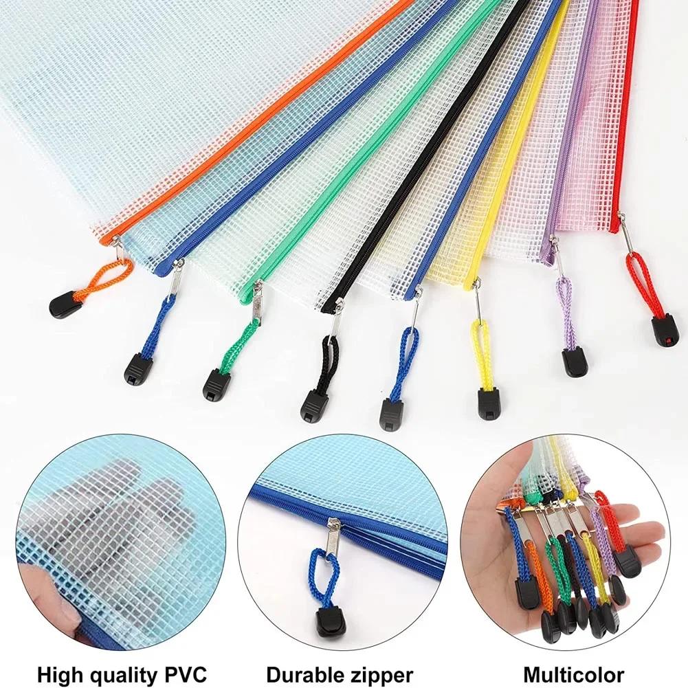 Poudres de documents en plastique imperméables à l'eau, sacs polyvalents, stockage de voyage, appare