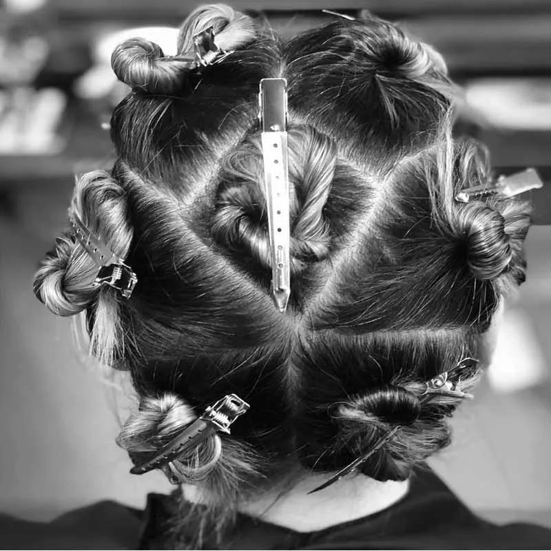 10/20 pièces professionnel dames Salon cheveux fixes pas de courbure épingle à cheveux Curl pince à