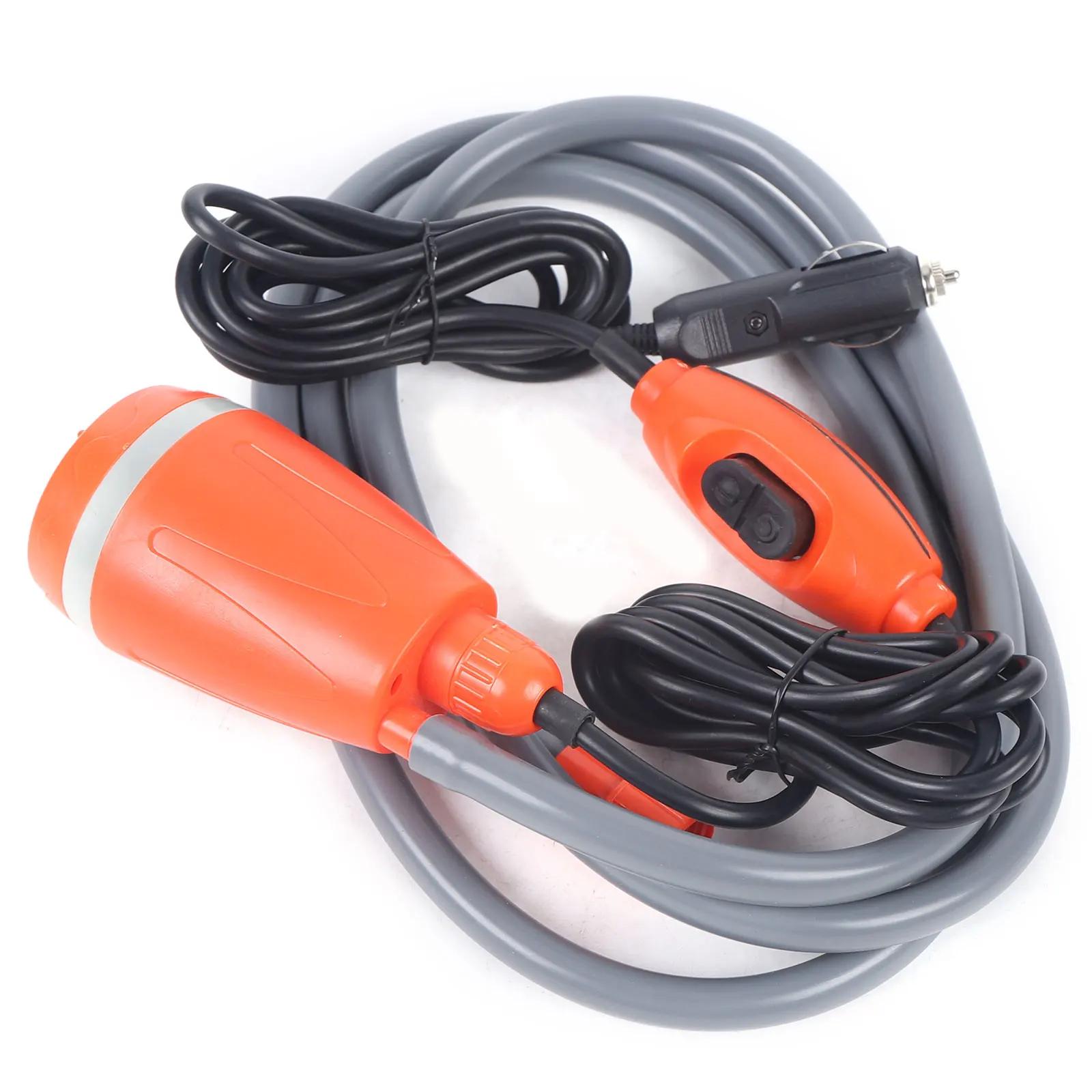 Pommeau de Douche Portable Rechargeable pour Camping en Plein Air, Pompe à Eau, 5l/min