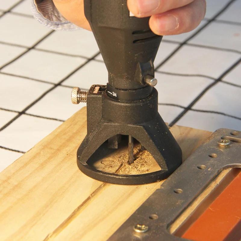 Routeur rotatif fraise Guide fixation foret hélicoïdal Kit d'outils de sculpture sur bois localisate
